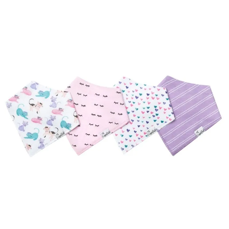 Bandana Drool Bibs - 4 Pack