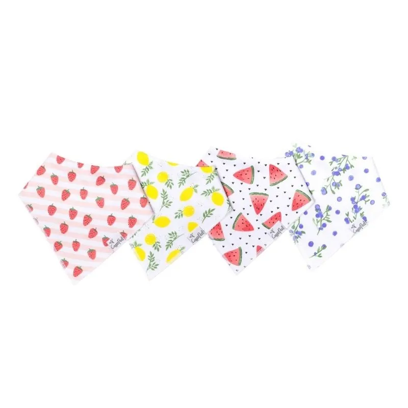 Bandana Drool Bibs - 4 Pack