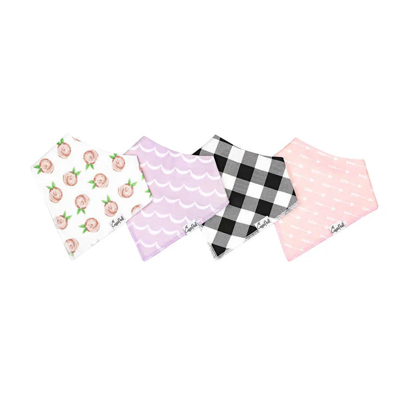 Bandana Drool Bibs - 4 Pack