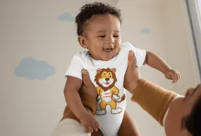 Be Kind Lion Onesie Organic Baby Bodysuit