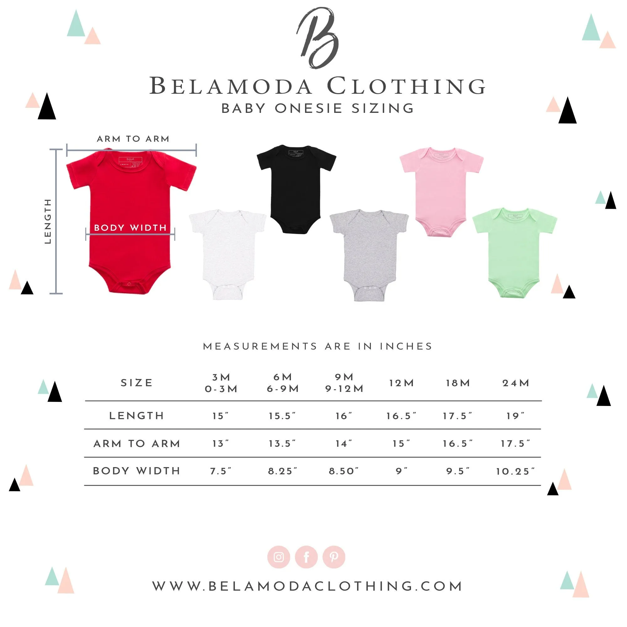 Belamoda Custom Baby Bodysuit