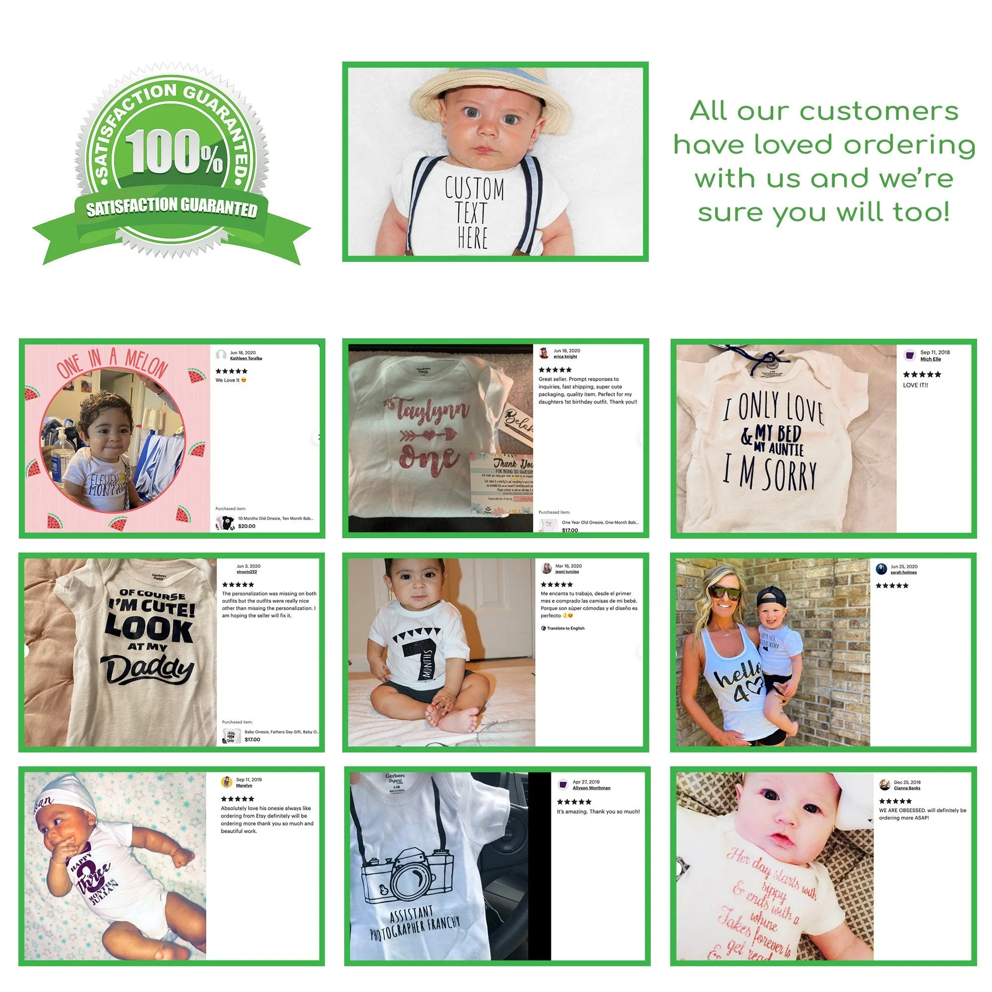 Belamoda Custom Baby Bodysuit