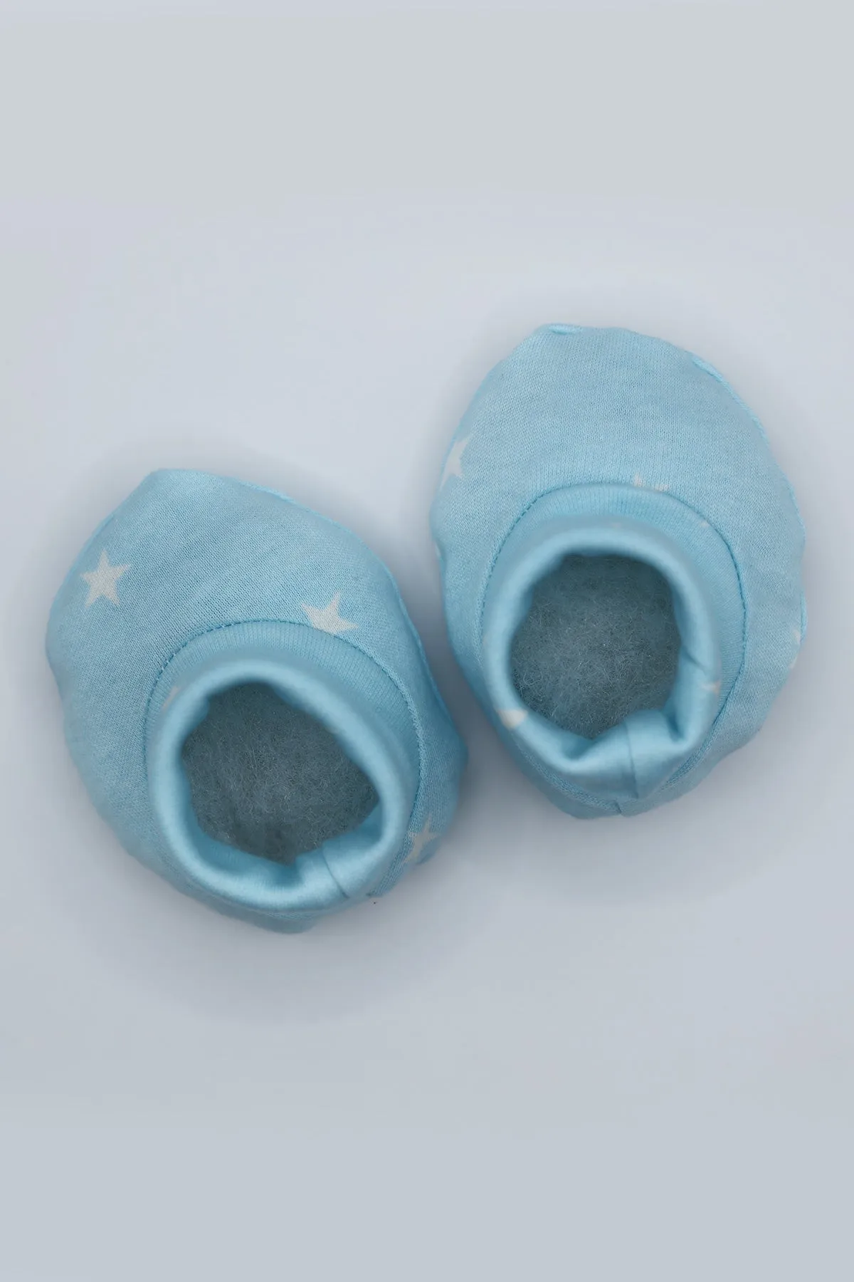 Blue Star Baby Booties