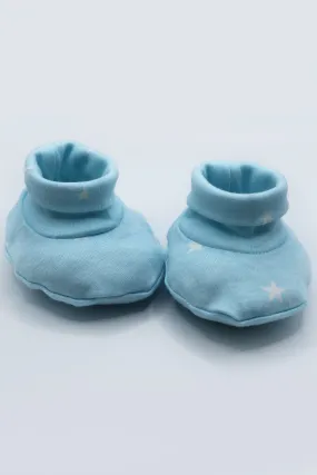 Blue Star Baby Booties