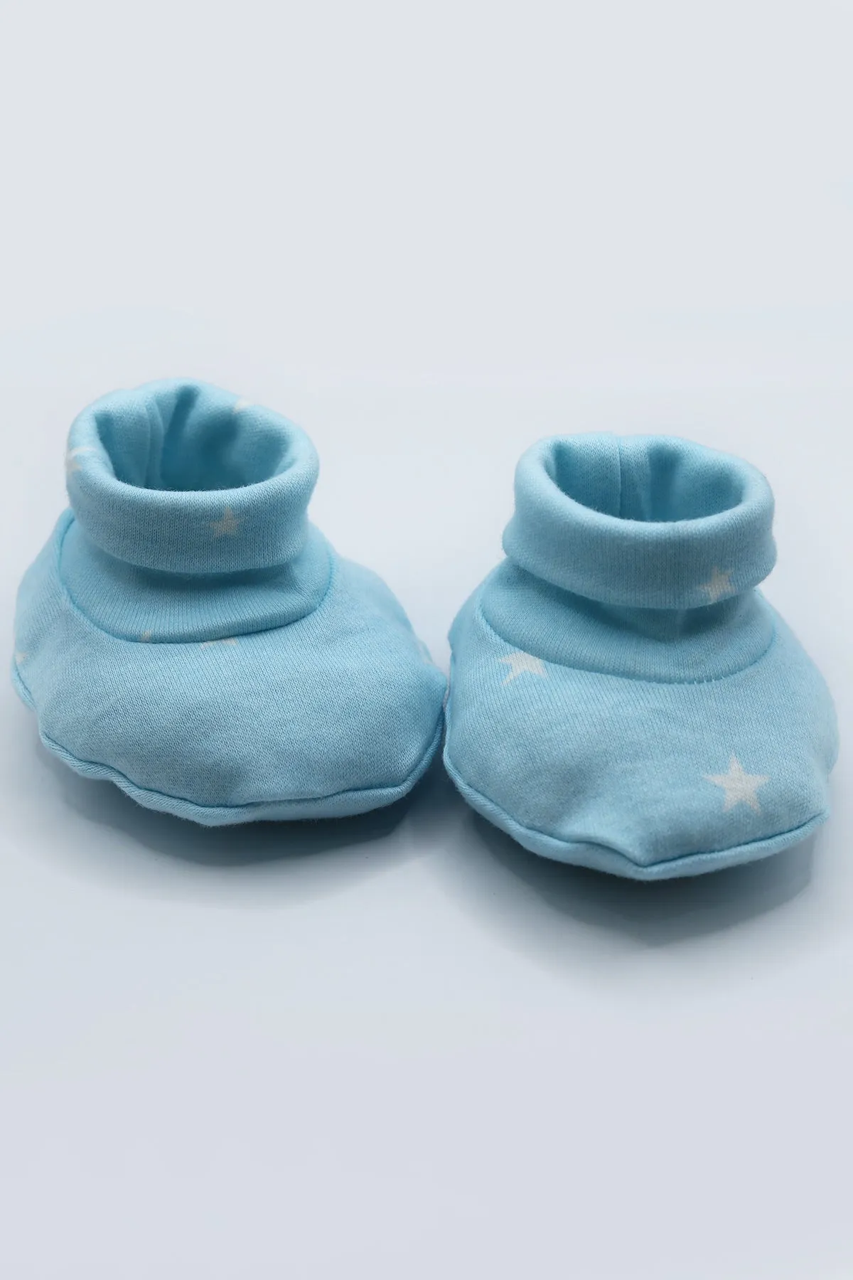 Blue Star Baby Booties