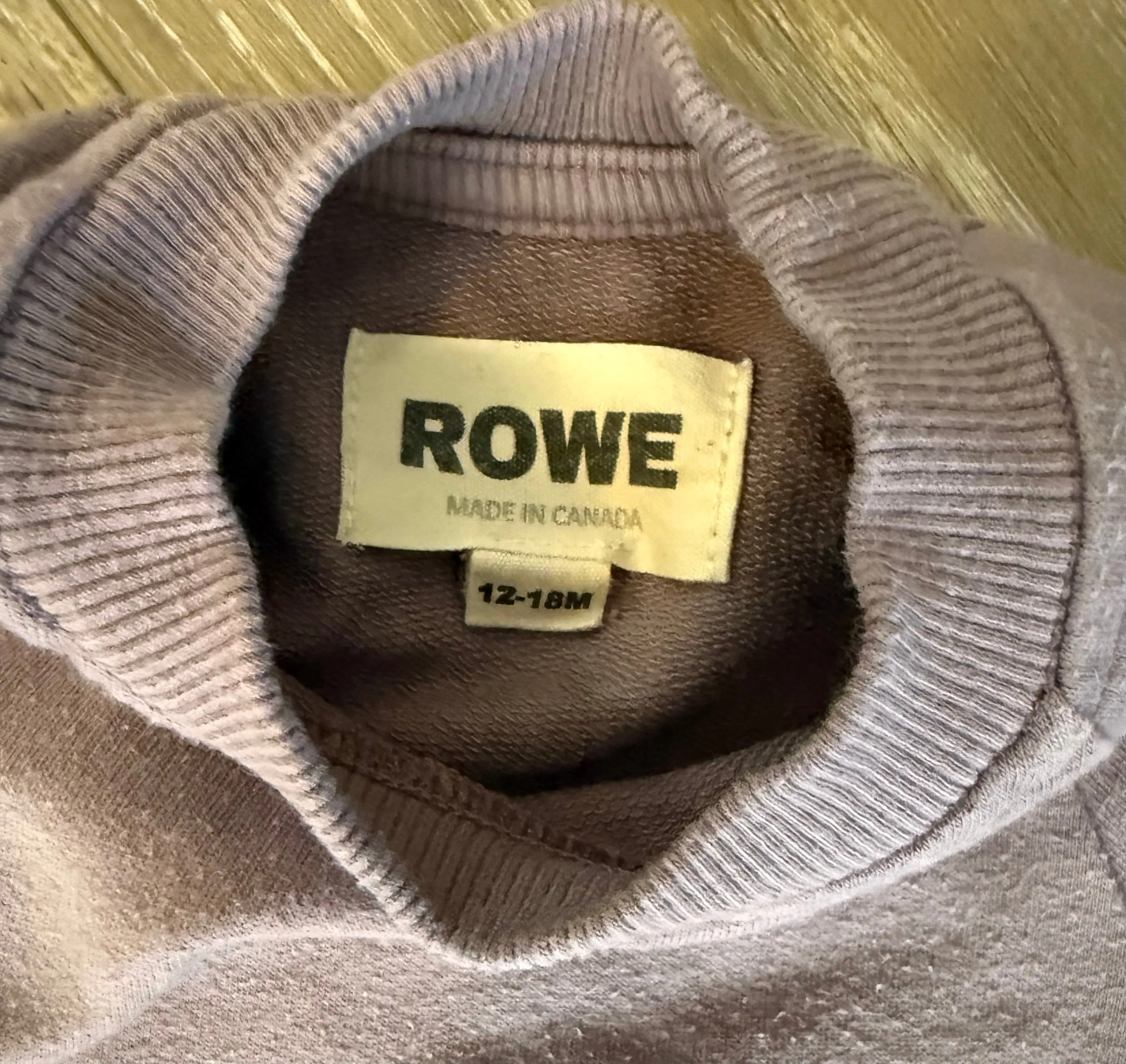 Canadian-made Rowe Zomper 12-18m; MSRP $72, Kids 18 Month (12-18M)