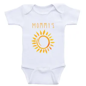 Cute Baby Clothes "Mommy's Sunshine" Cute One-Piece Baby Shirt Bodysuits