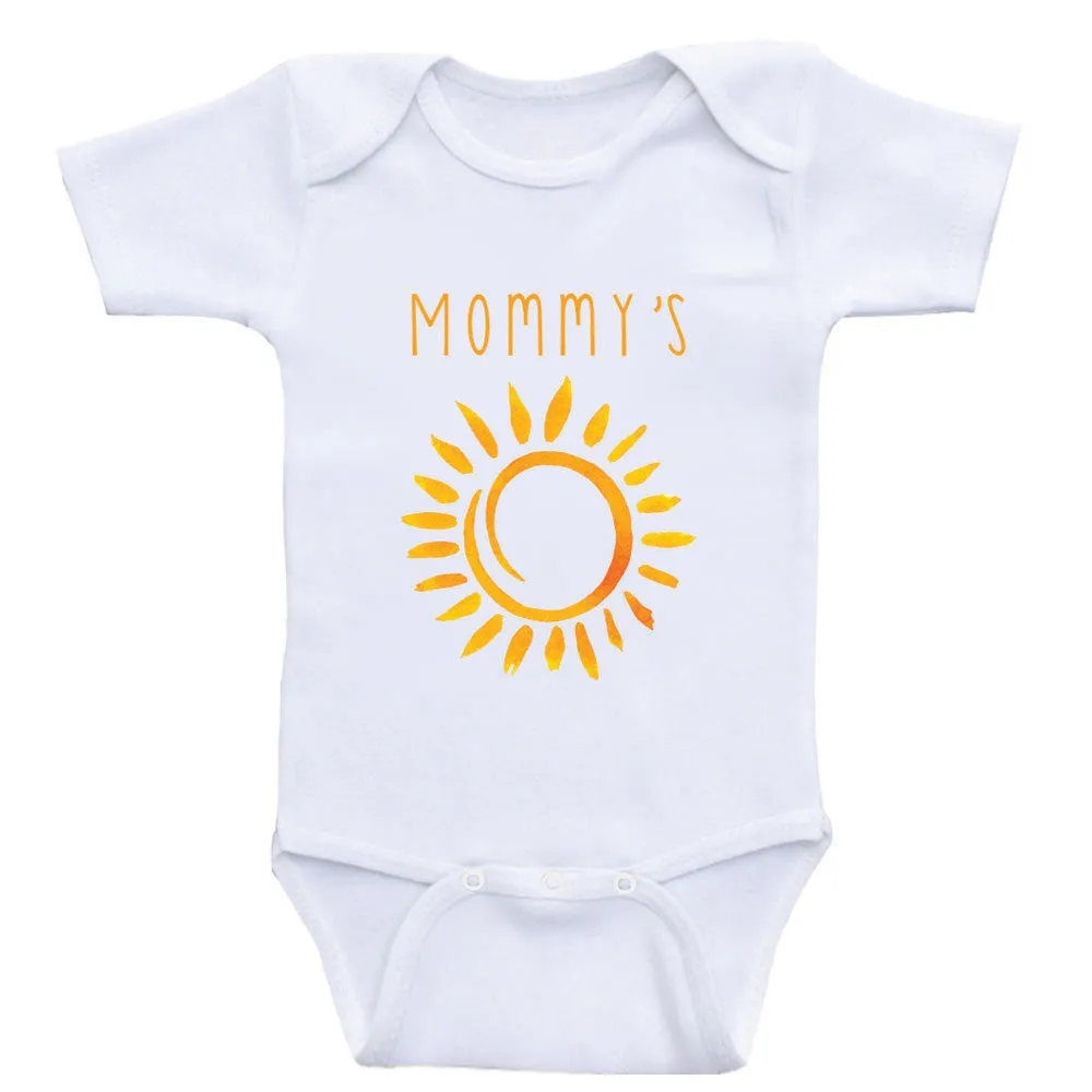 Cute Baby Clothes "Mommy's Sunshine" Cute One-Piece Baby Shirt Bodysuits
