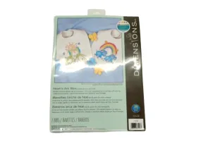 Dimensions Noah's Ark Baby Bibs Cross Stitch Kit