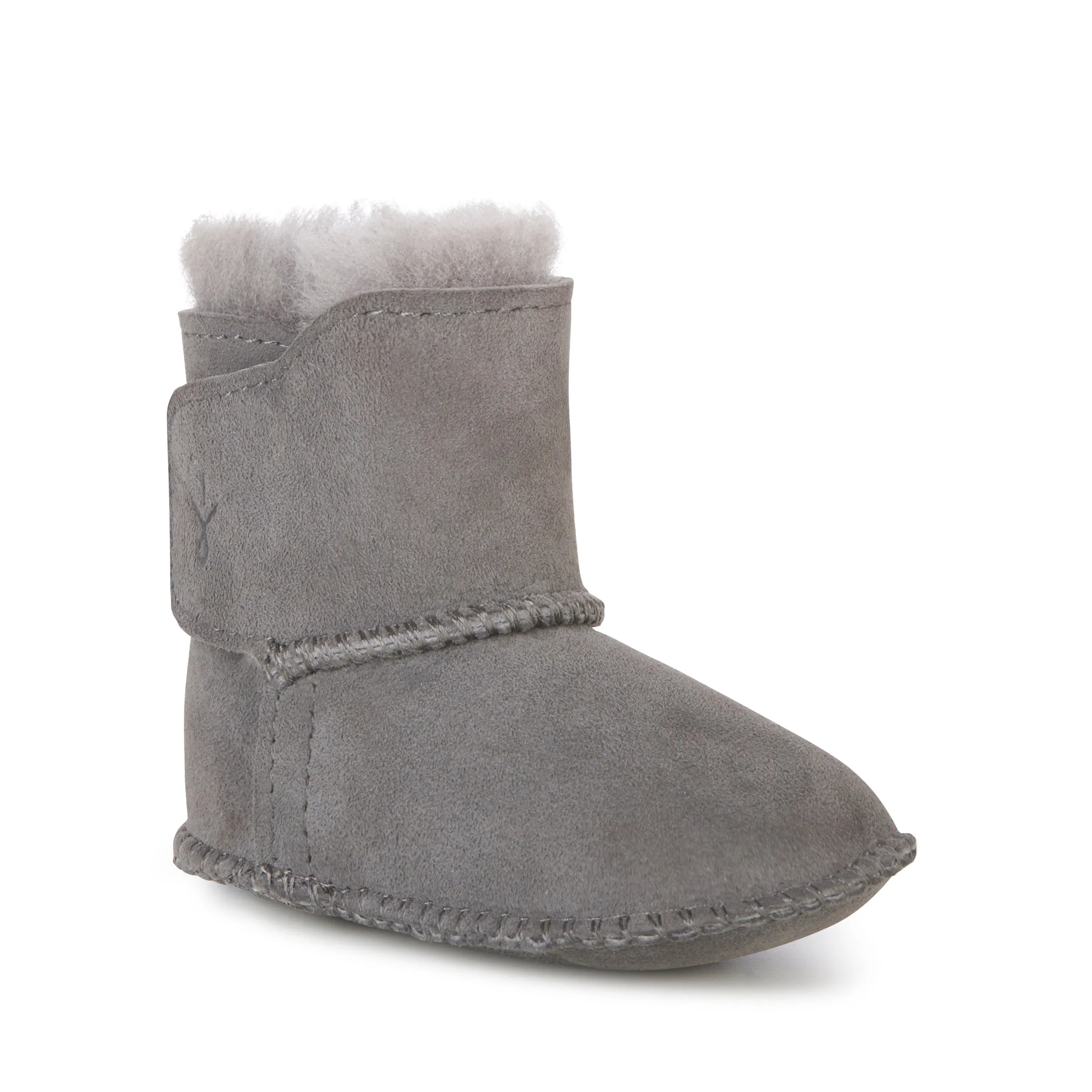 EMU Australia - Baby Booties, Soft-Soled Infant Classic Charcoal