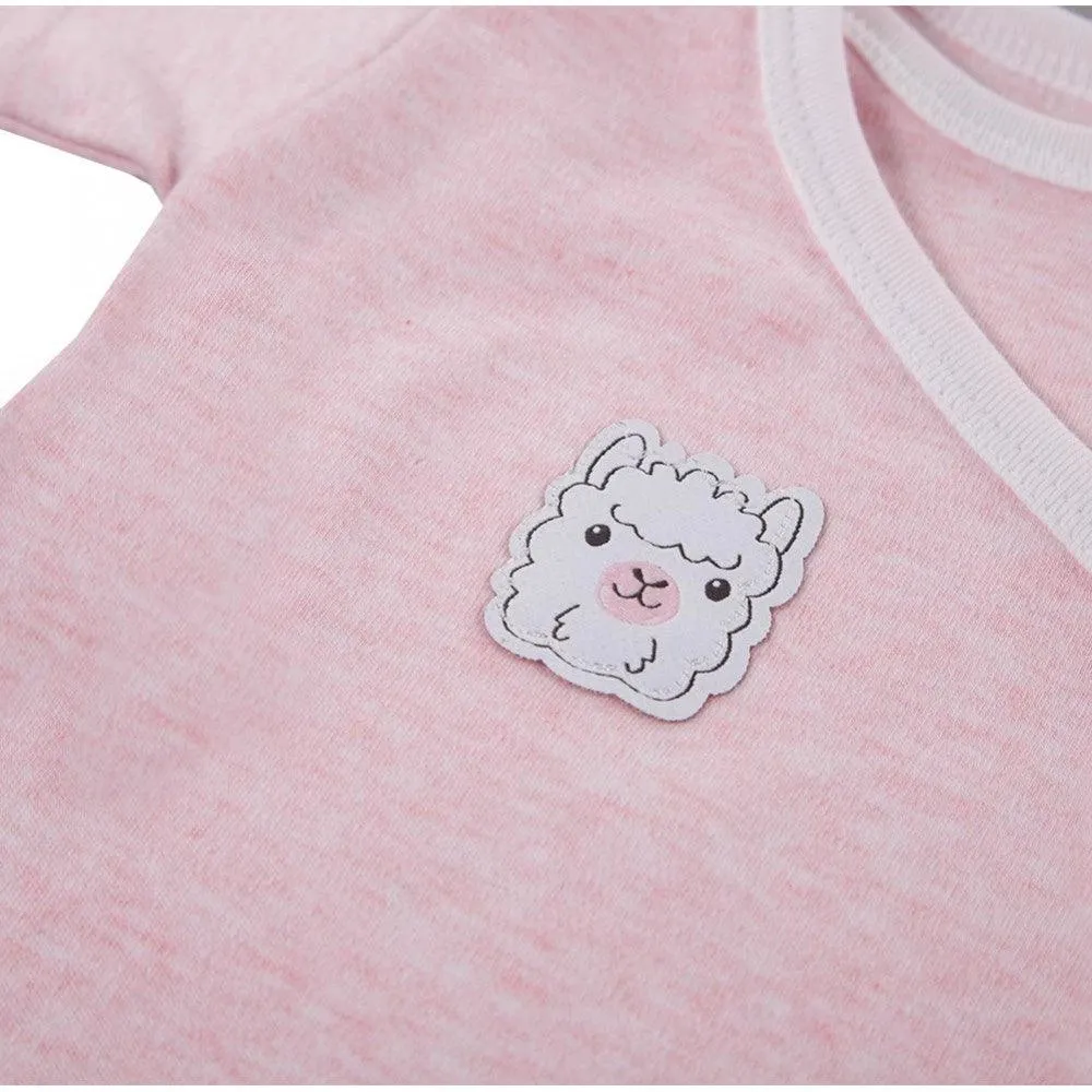 Ewa Klucze bodysuit babylove pink alpaca
