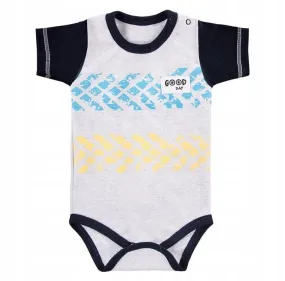 Ewa Klucze Children's Bodysuit bike grey/melange