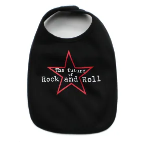 Future of Rock and Roll  Unisex Newborn Baby Soft Cotton Bib