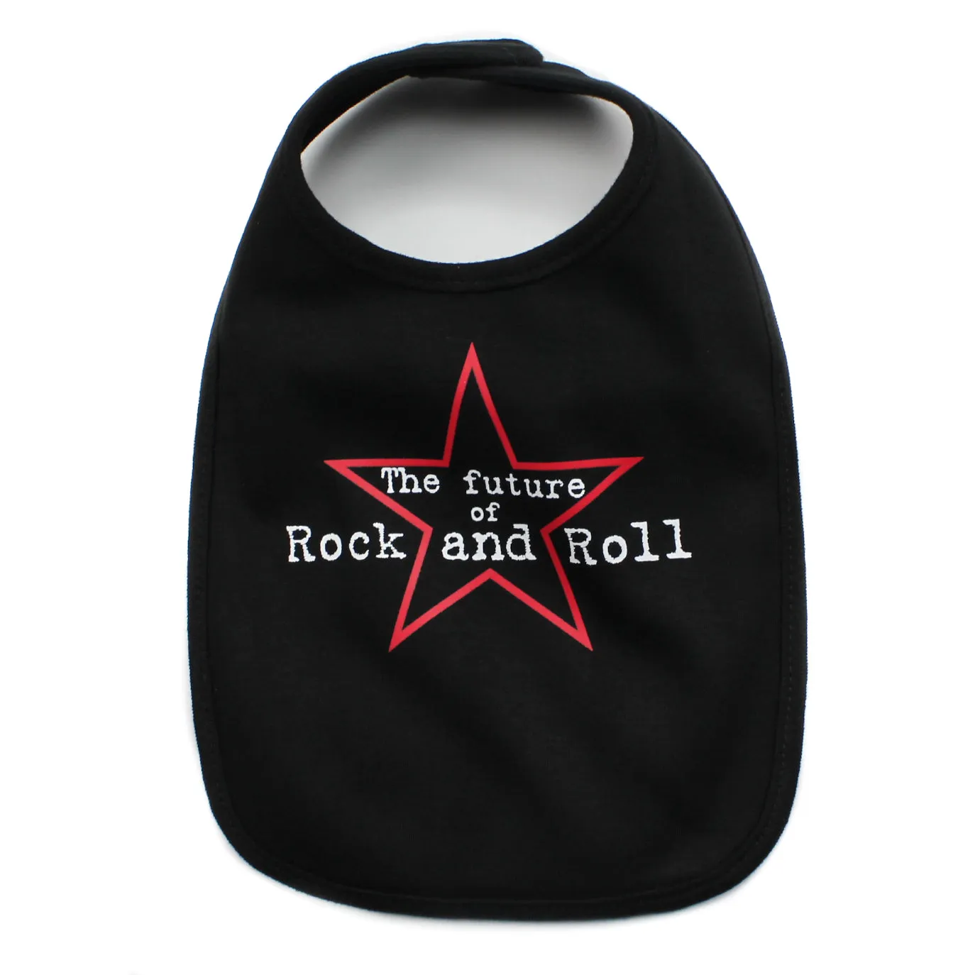 Future of Rock and Roll  Unisex Newborn Baby Soft Cotton Bib