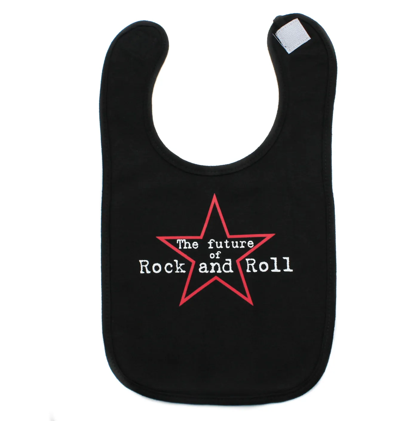 Future of Rock and Roll  Unisex Newborn Baby Soft Cotton Bib