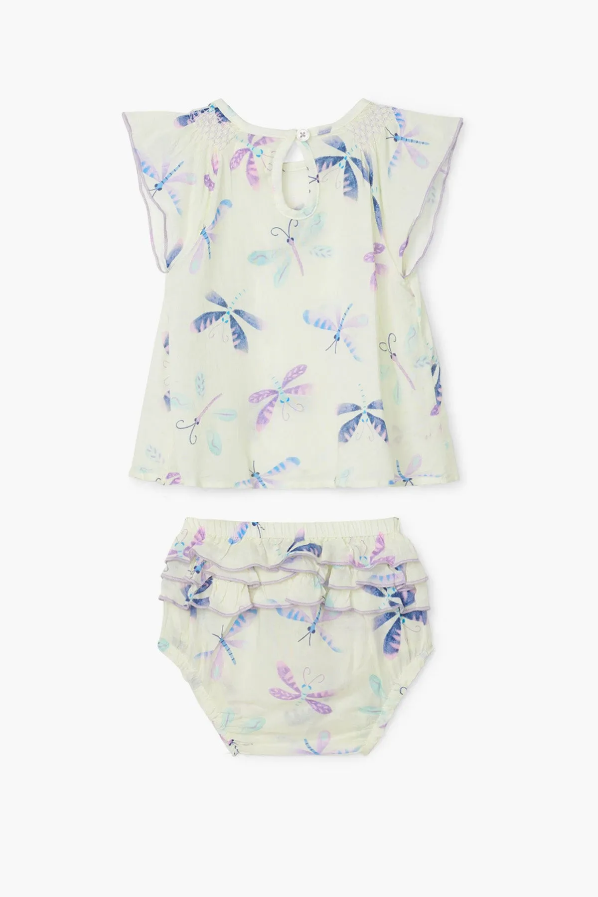 Hatley Painted Dragonflies Baby Girls Set (Size 9/12M left)