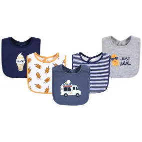 Hudson Baby Cotton Bibs, Ice Cream Truck