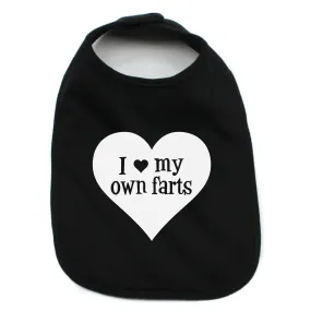 I love my own farts 100% Cotton Unisex Baby Bib