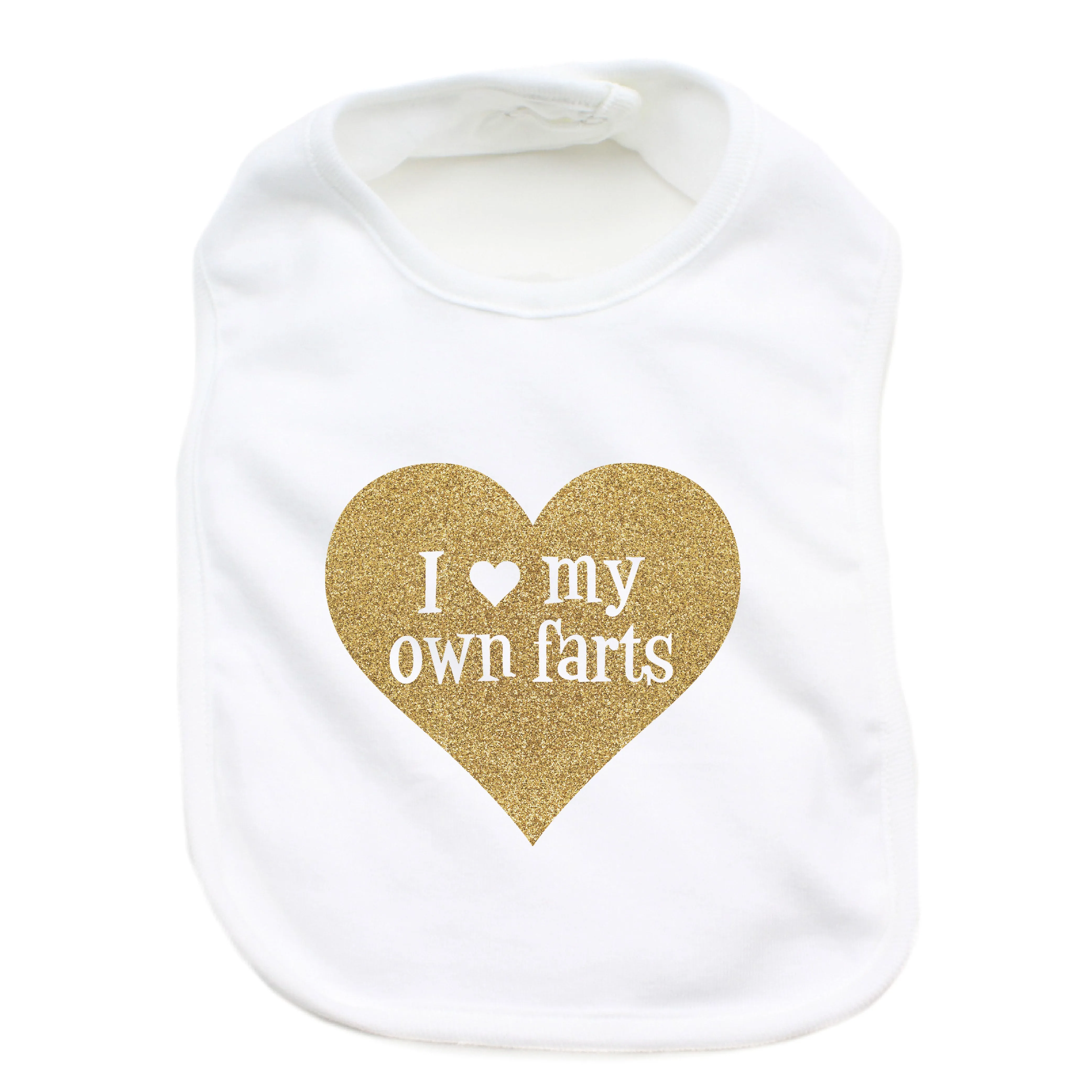 I love my own farts 100% Cotton Unisex Baby Bib