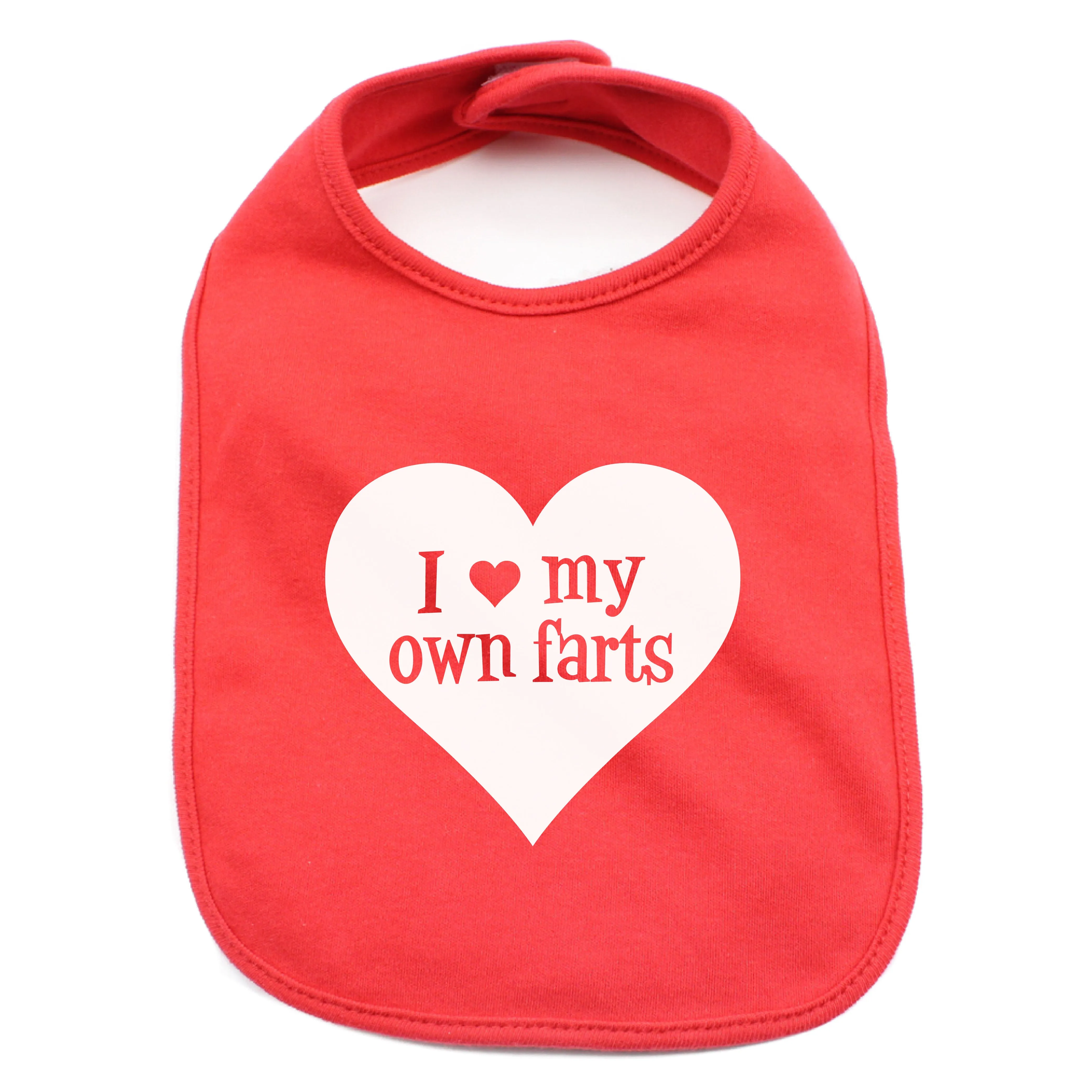 I love my own farts 100% Cotton Unisex Baby Bib