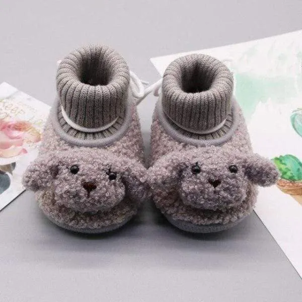 Knitted Baby Booties