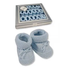 Knitted Tie-Up Baby Booties (0-3 Months) Bss-116-359S