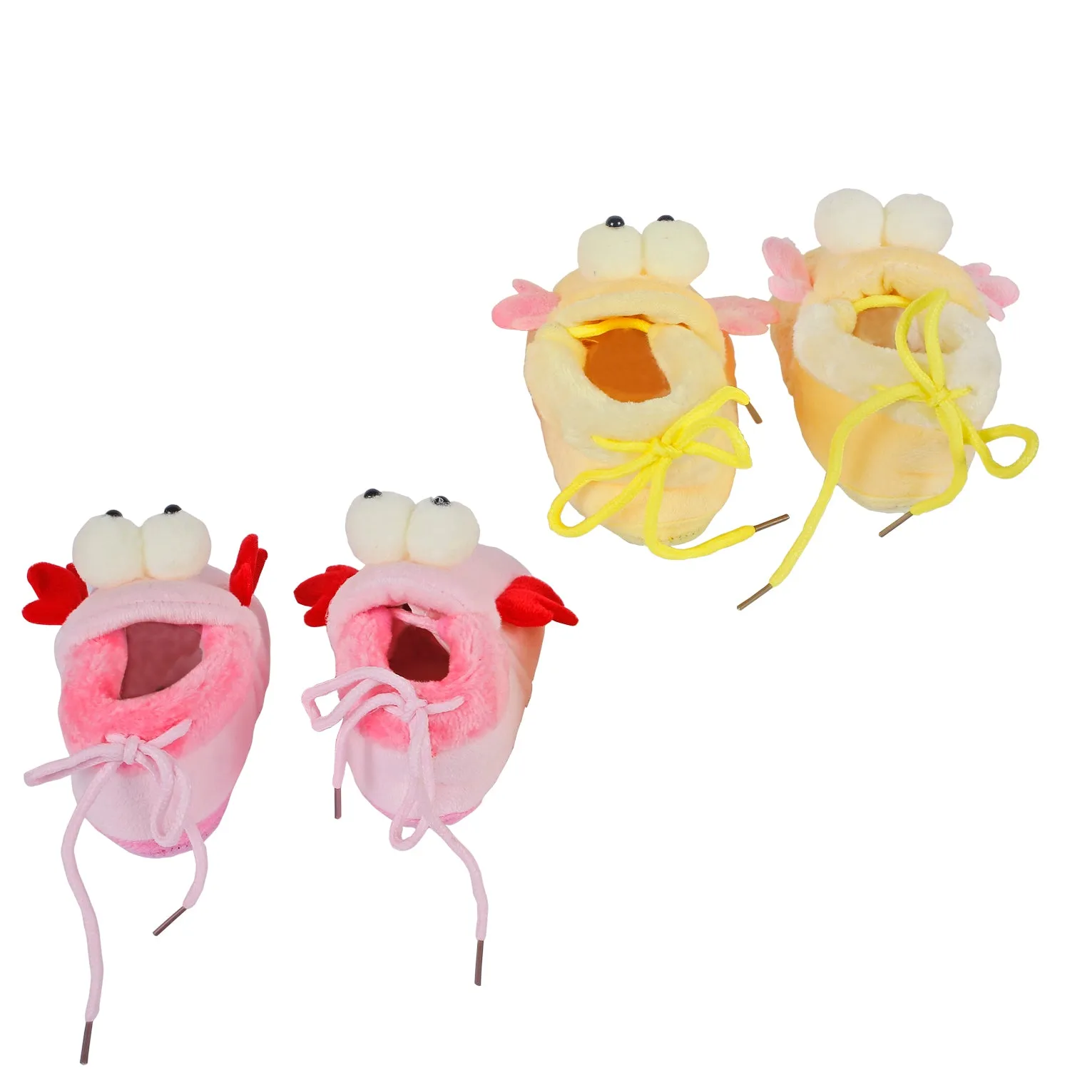 Little Birdies Yellow And Pink 2 Pk Booties