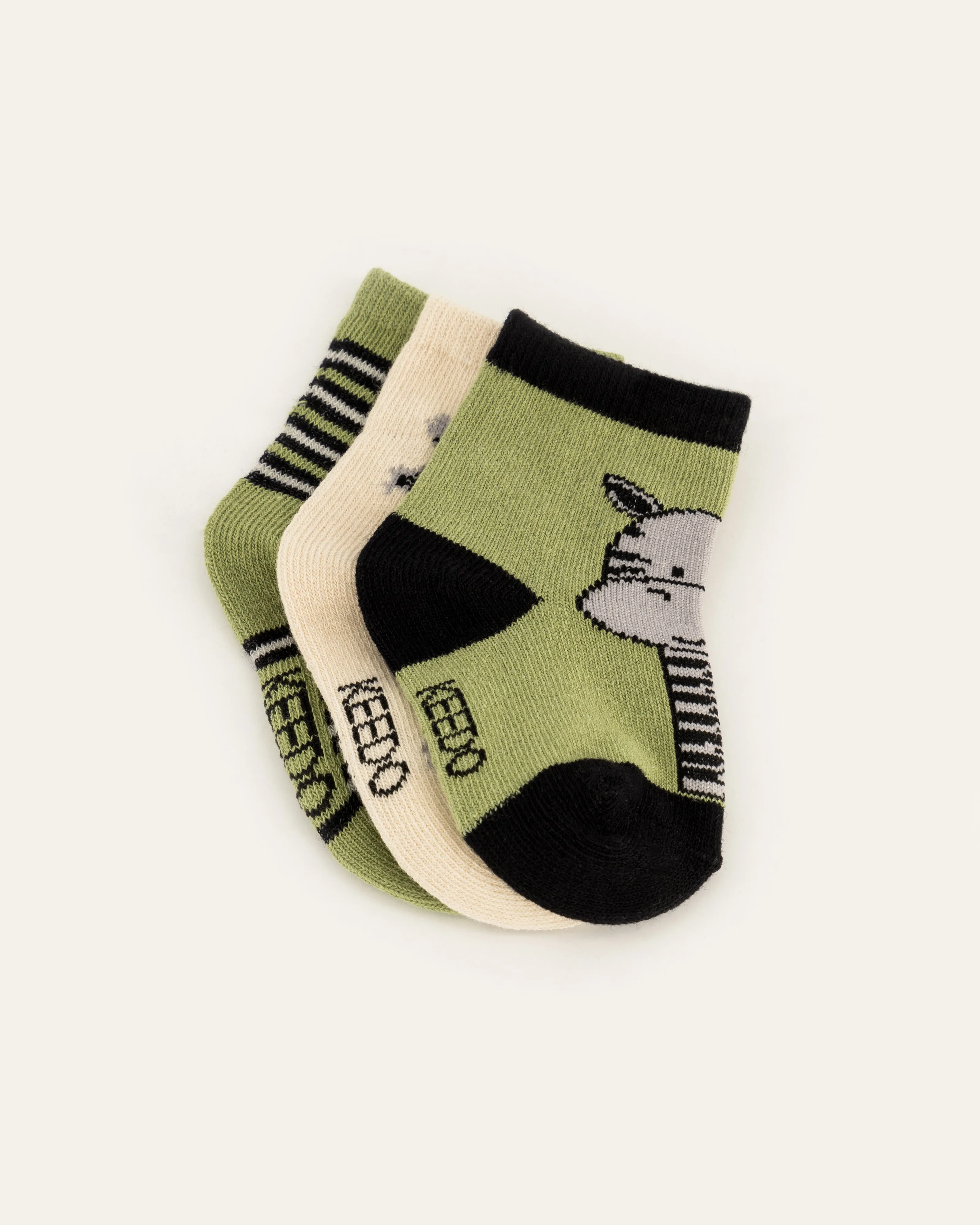 Little Zebra 3 Pack Socks
