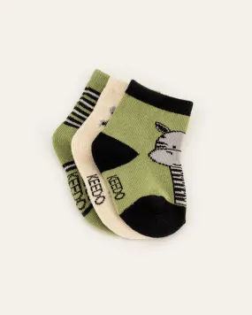 Little Zebra 3 Pack Socks