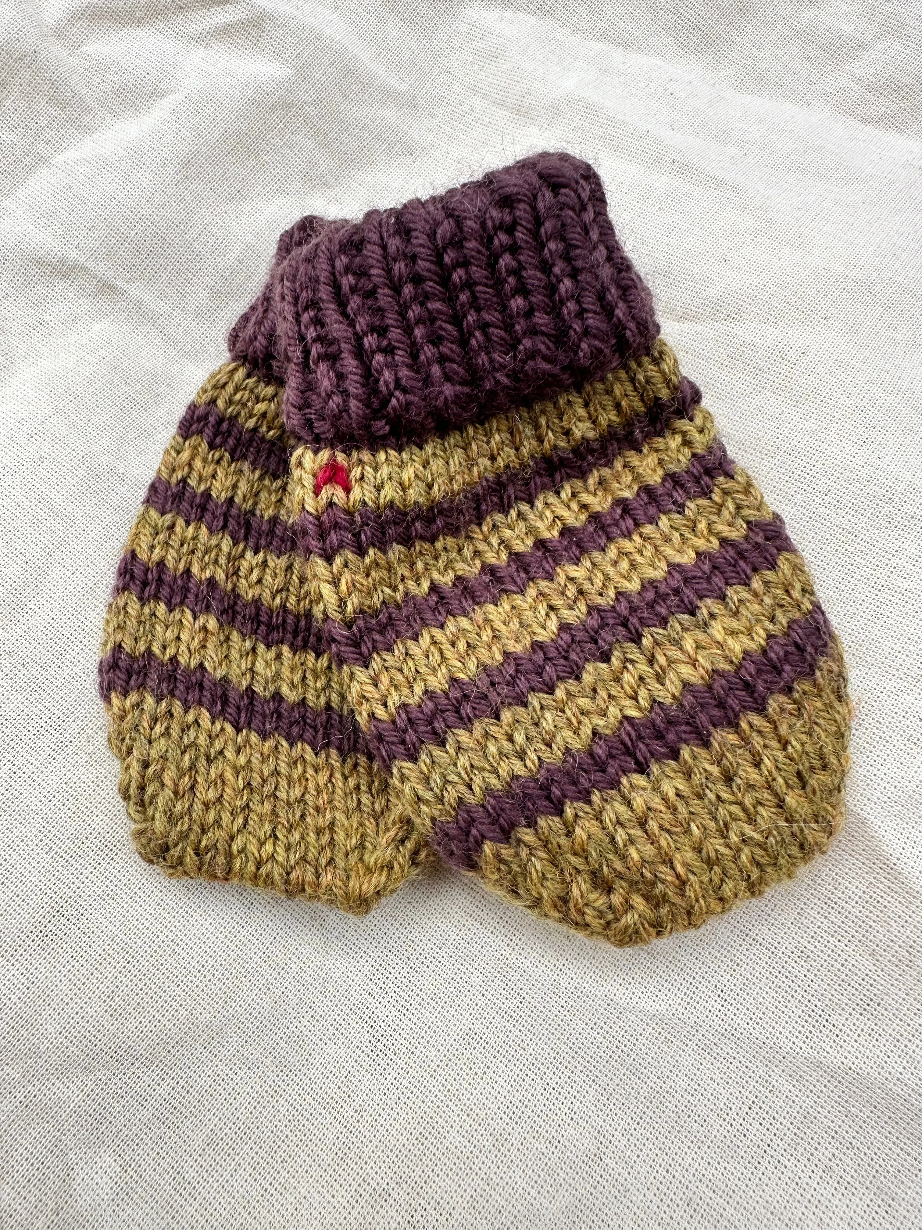 LM Knitted Baby Mittens