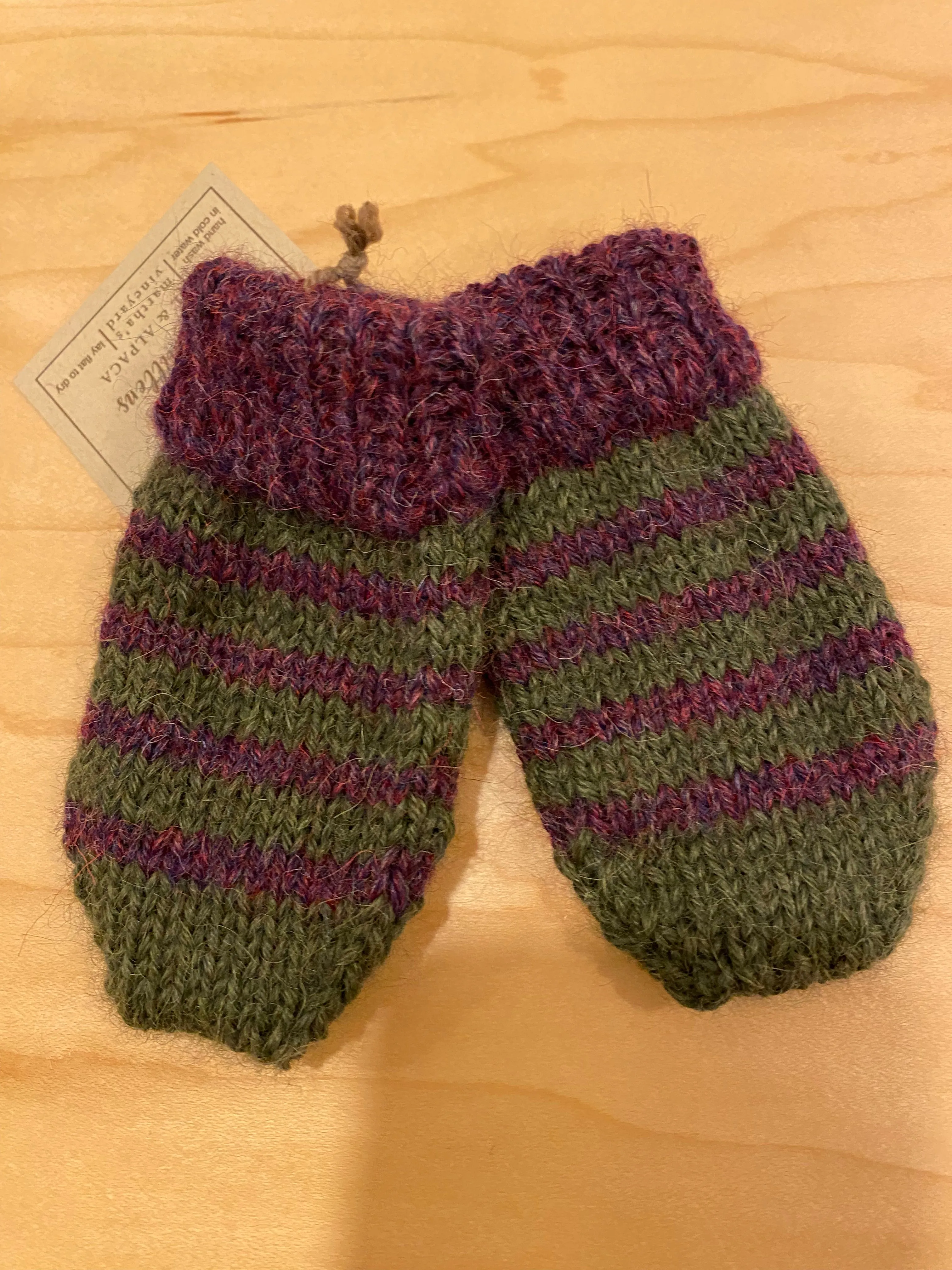 LM Knitted Baby Mittens