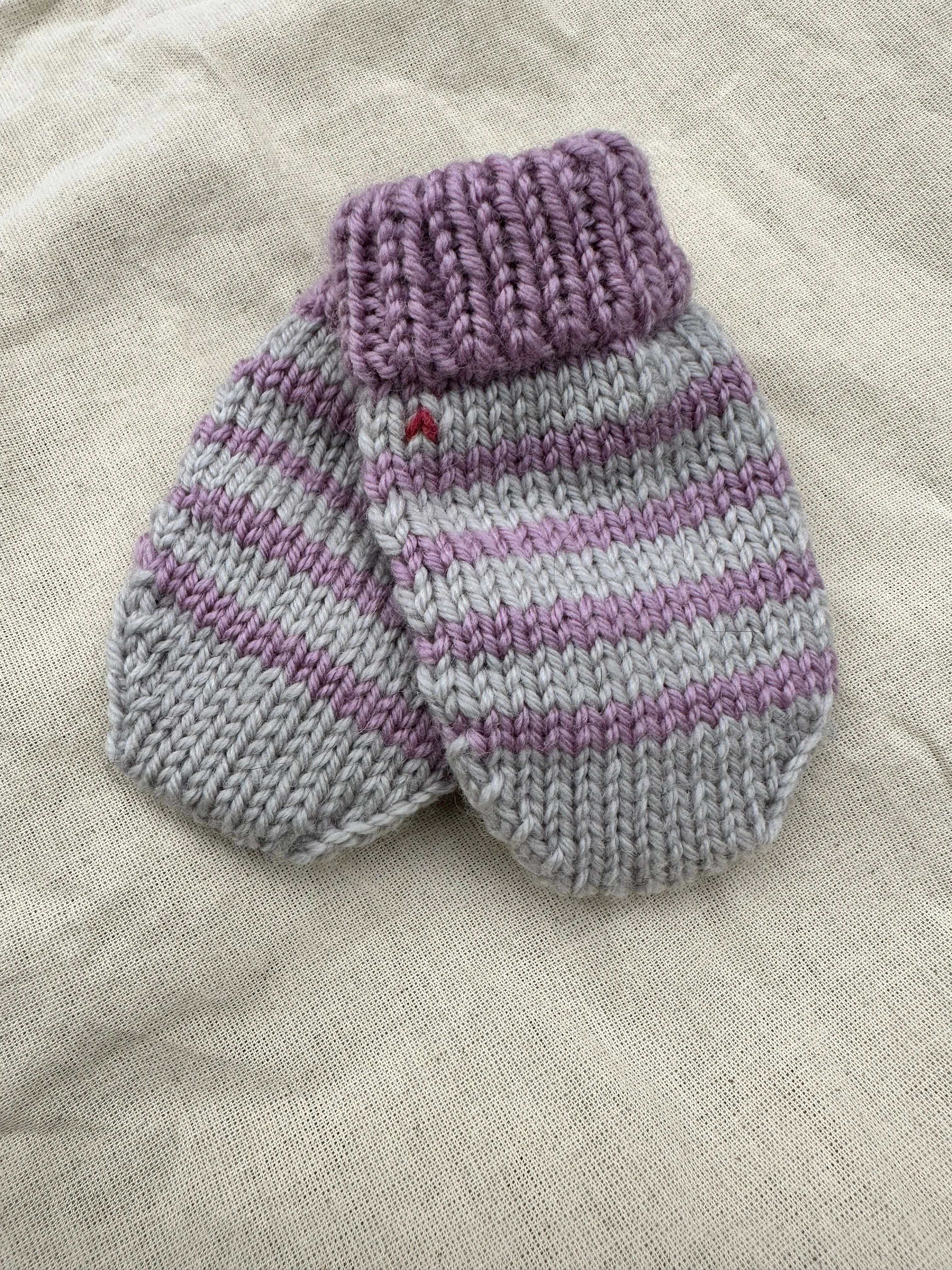 LM Knitted Baby Mittens