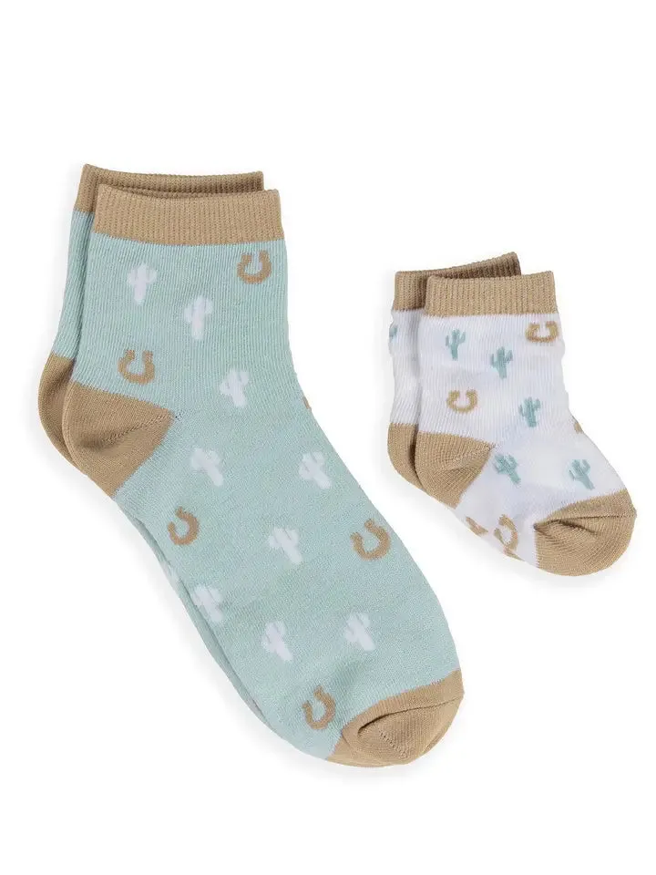 Mama & Me Socks Set Howdy Partner