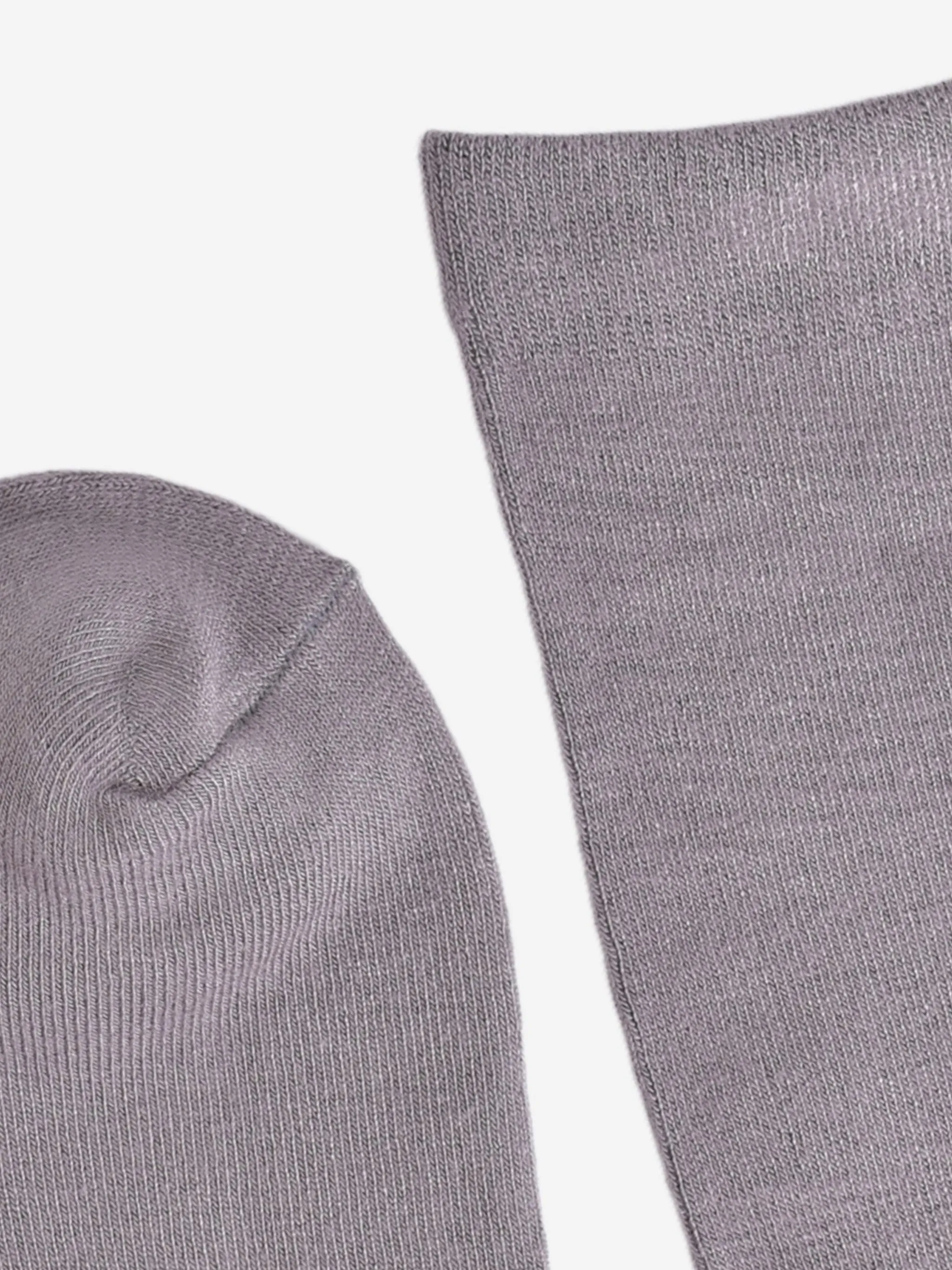 Men's Solid Bamboo Socks - Grey