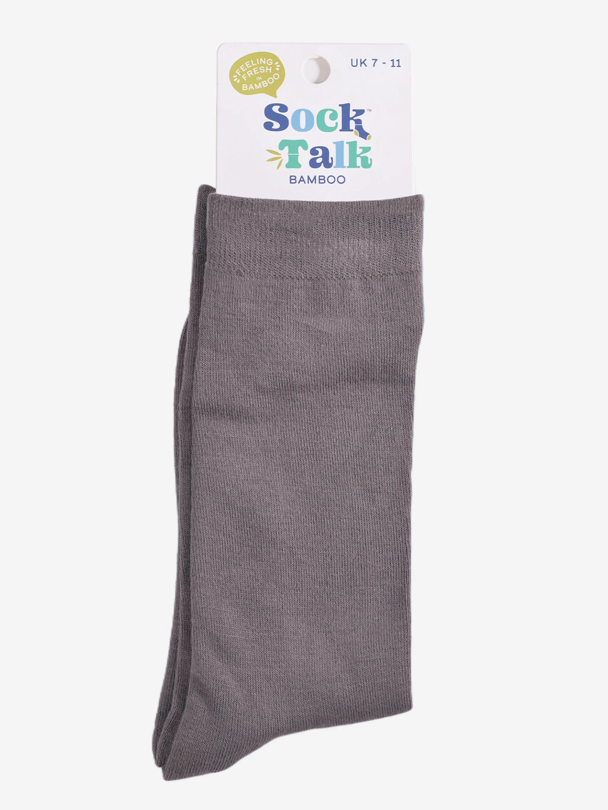 Men's Solid Bamboo Socks - Grey