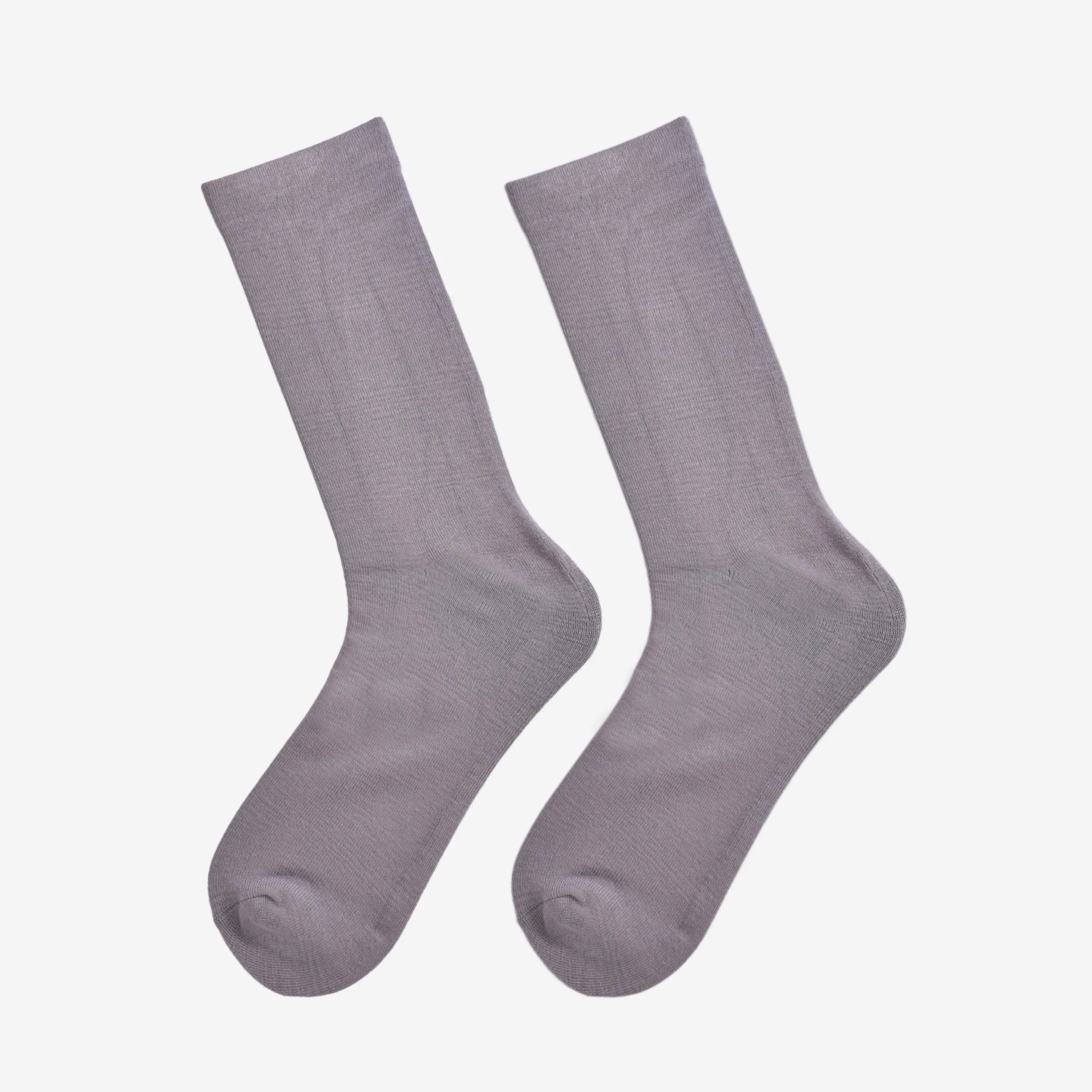 Men's Solid Bamboo Socks - Grey