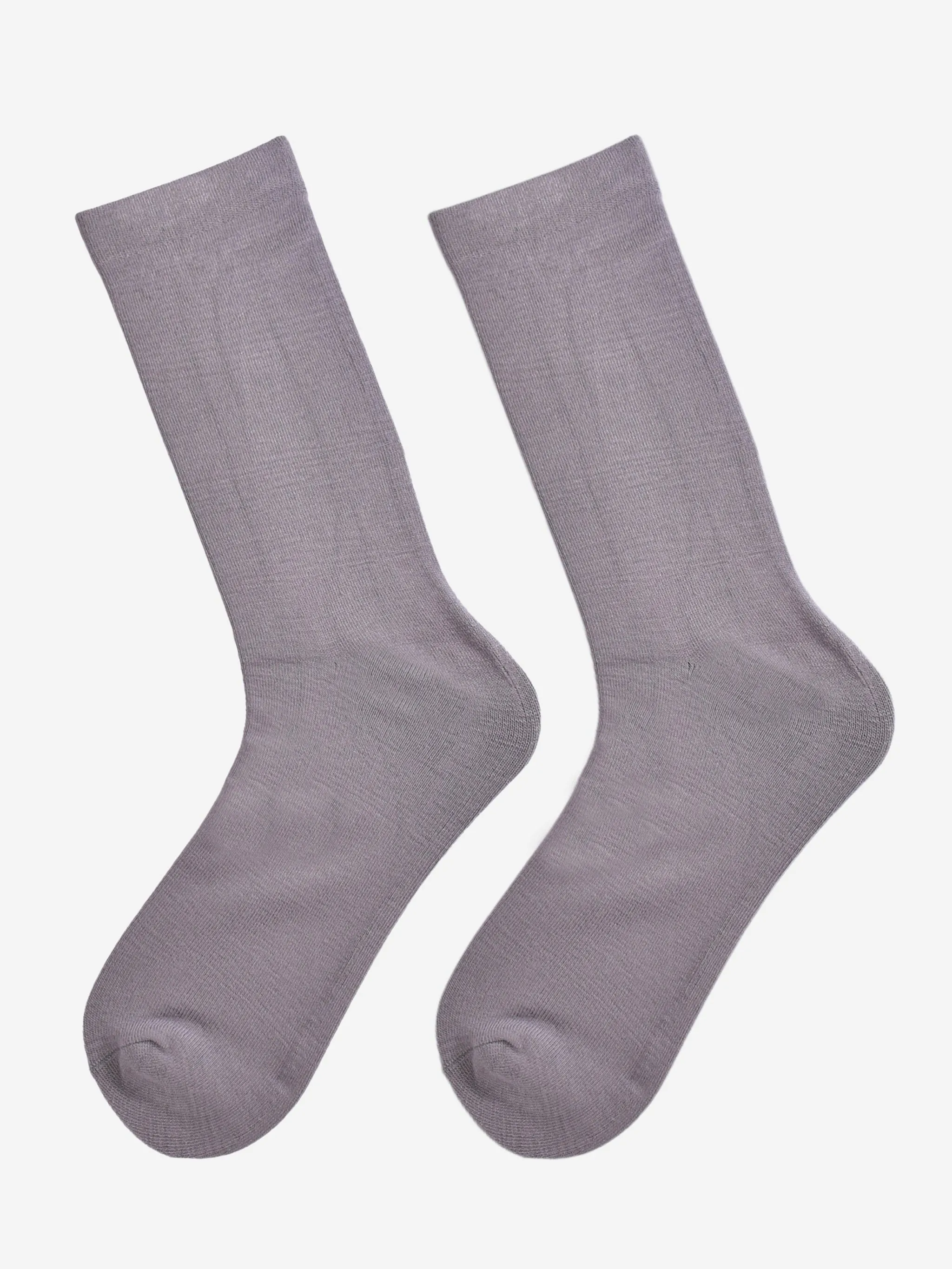 Men's Solid Bamboo Socks - Grey