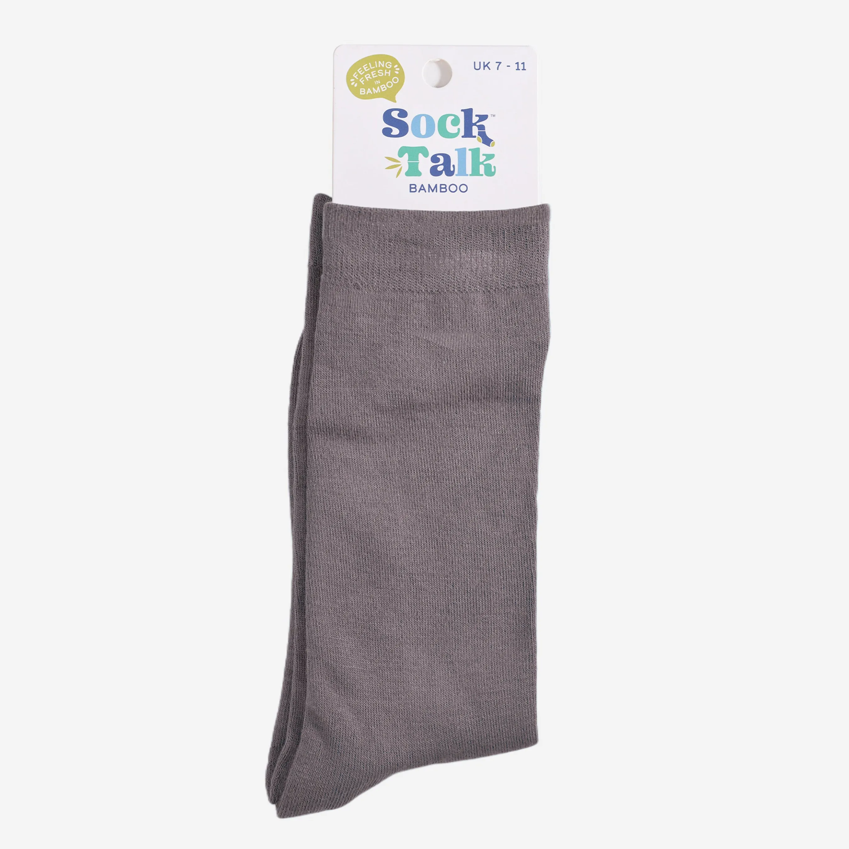 Men's Solid Bamboo Socks - Grey