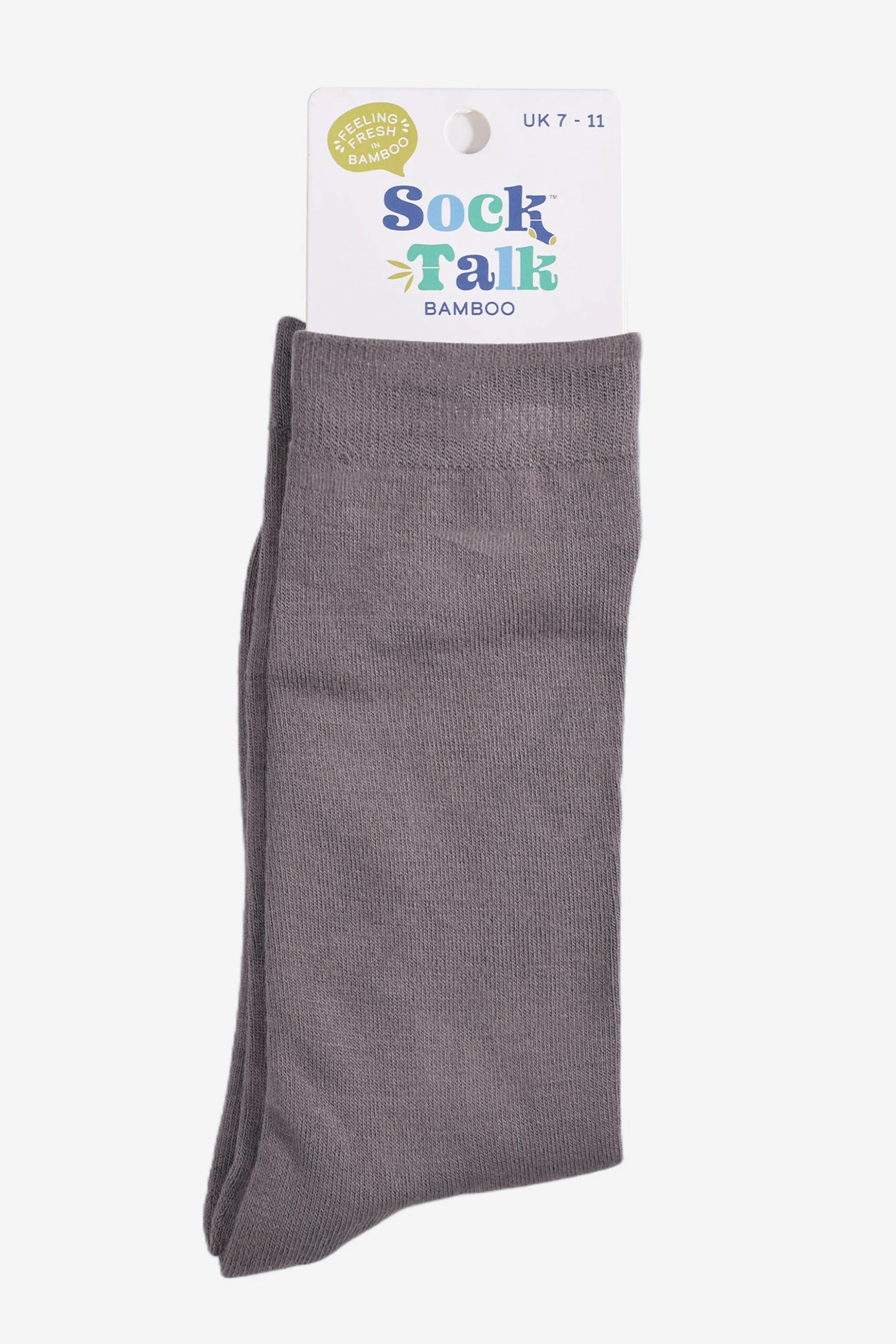 Men's Solid Bamboo Socks - Grey