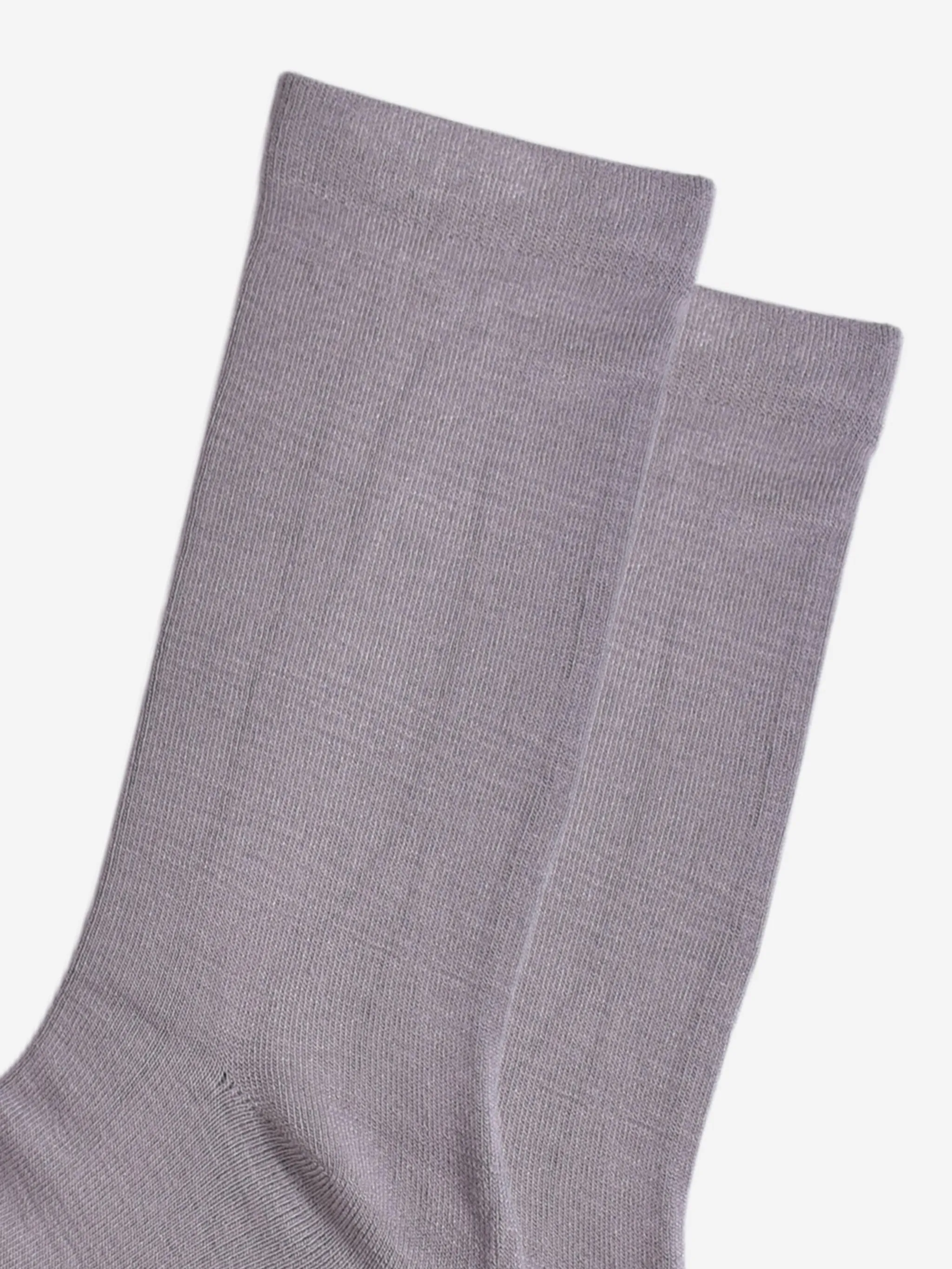 Men's Solid Bamboo Socks - Grey