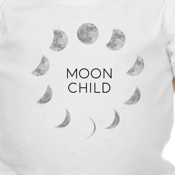Moon Child Baby White Bodysuit