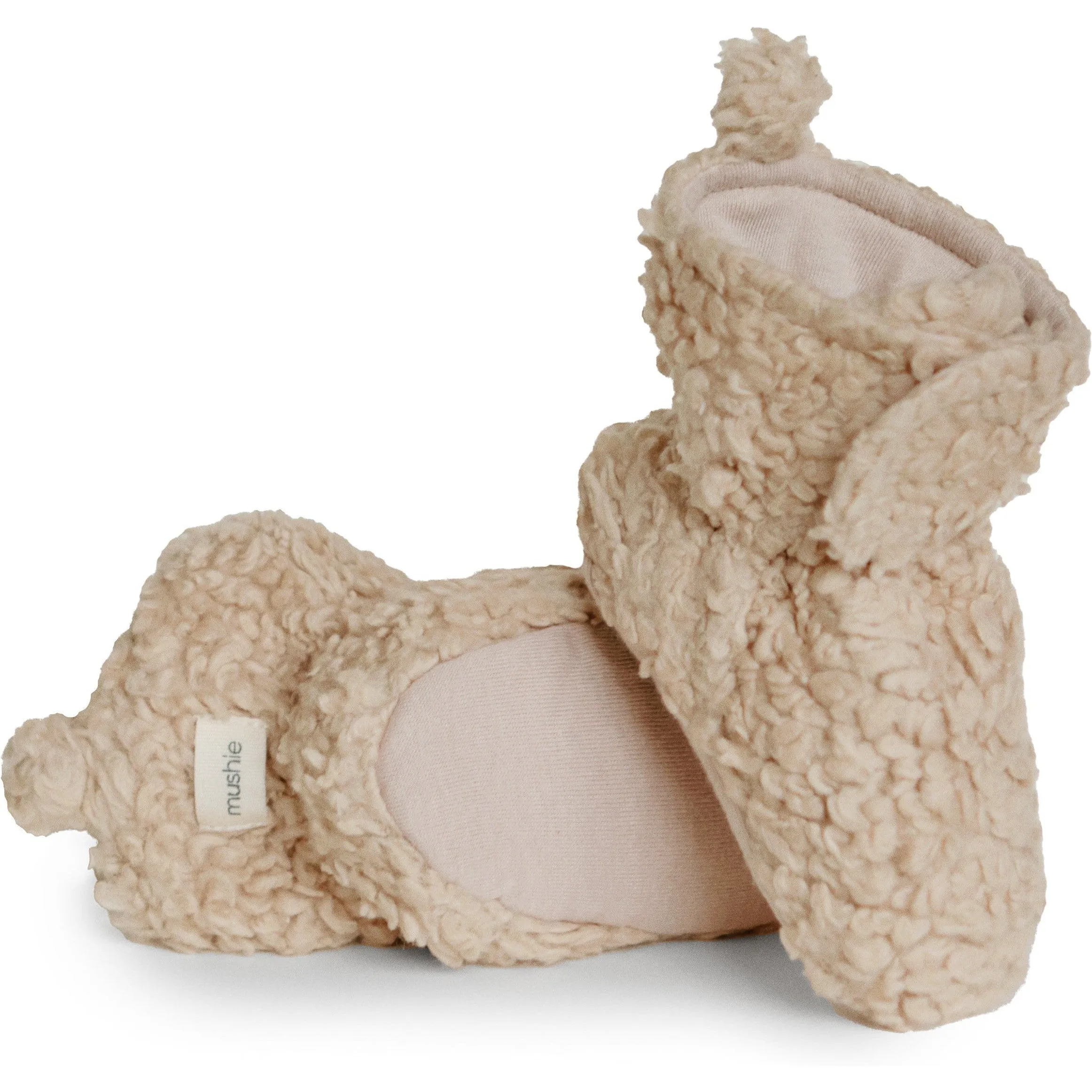 Mushie Cozy Baby Booties