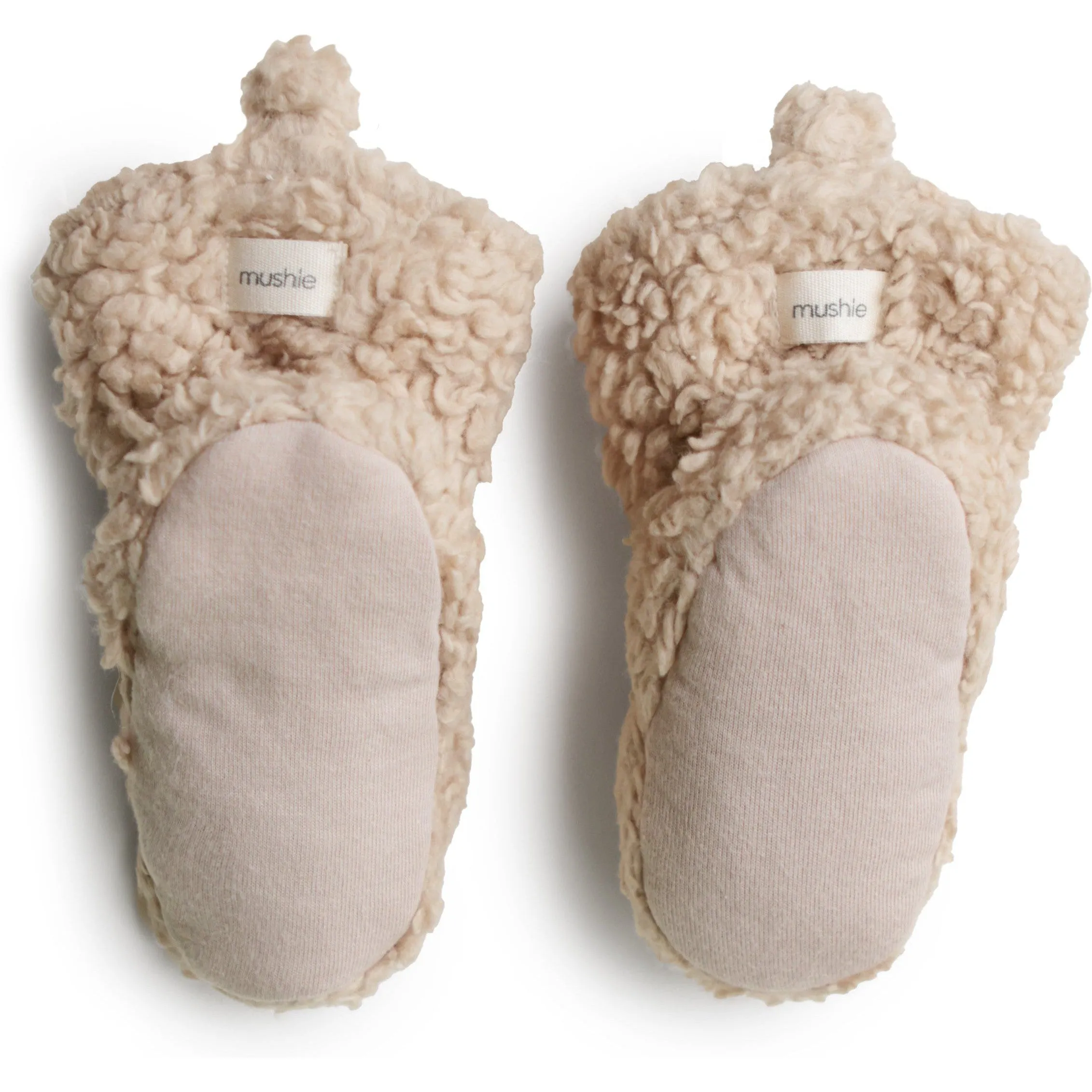 Mushie Cozy Baby Booties