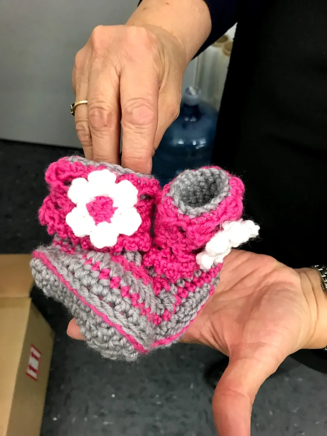 New Born Baby Hat and Booties Set
