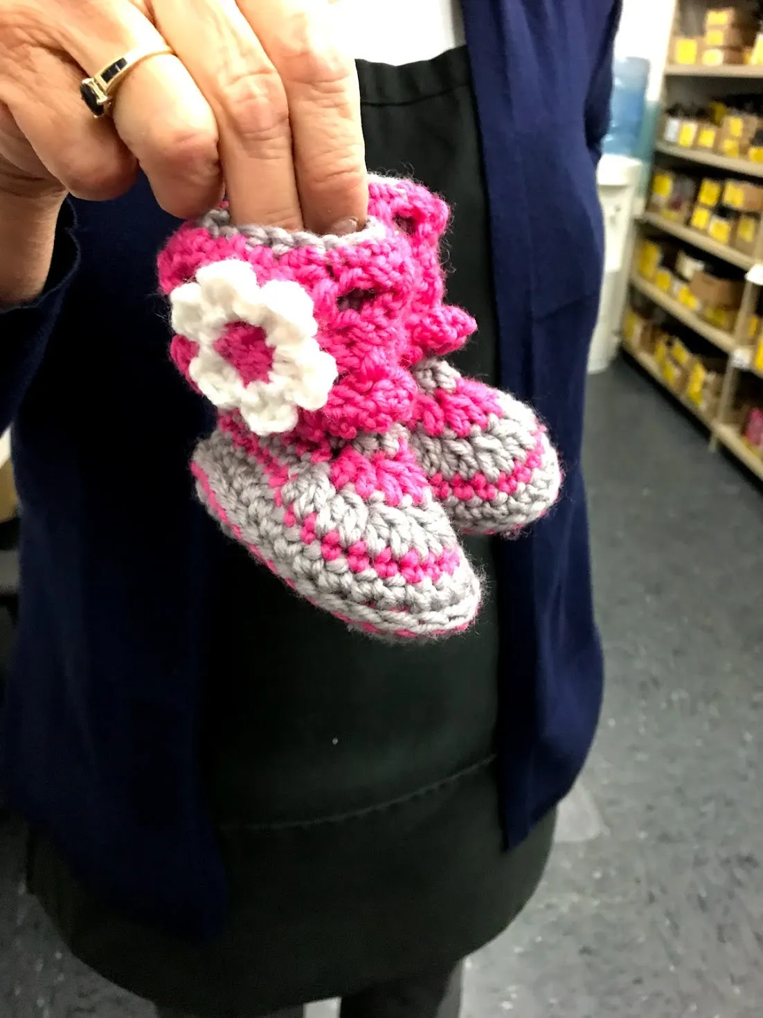 New Born Baby Hat and Booties Set