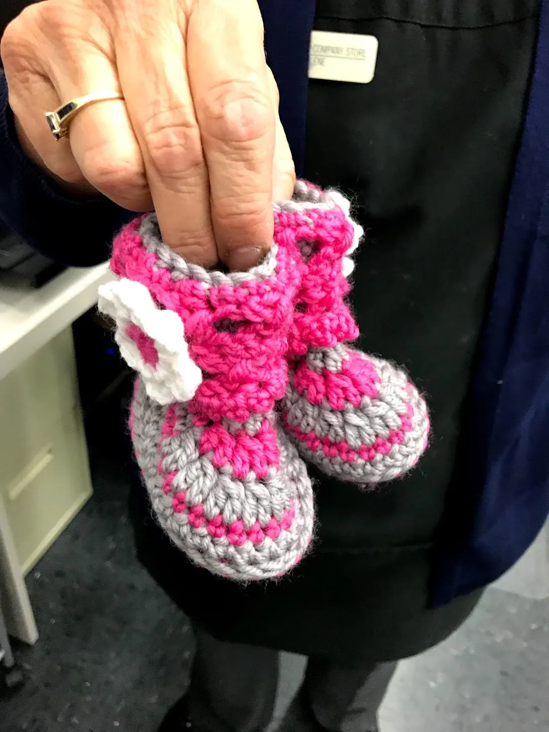 New Born Baby Hat and Booties Set