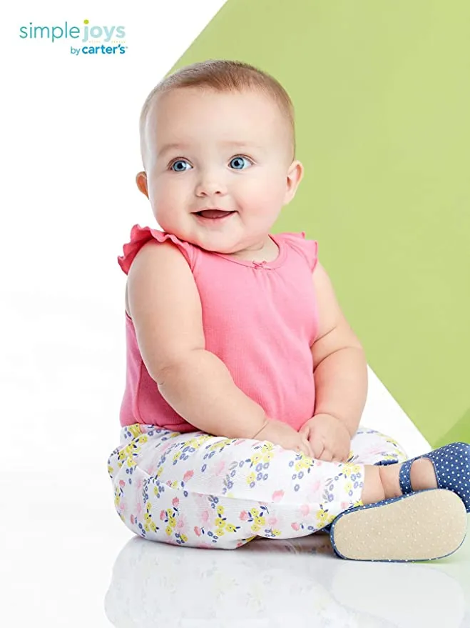 New Simple Joys by Carter's Baby Girls' 6-Pack Sleeveless Bodysuits, Sz Preemie!
