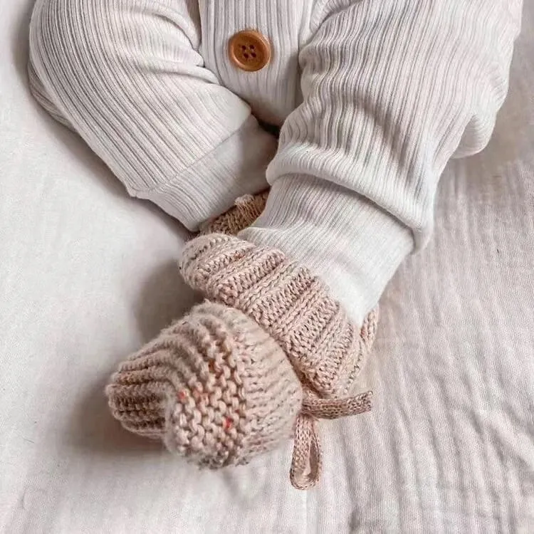 Newborn Cotton Knitted Booties