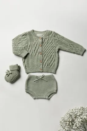 Organic Cotton Classic Baby Bundle - Sage