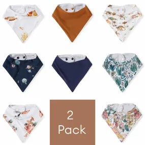 Organic Dribble Bib 2 Pack